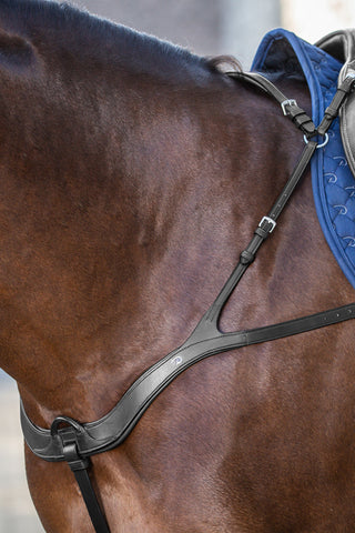 Collier de chasse 5 points New English Noir