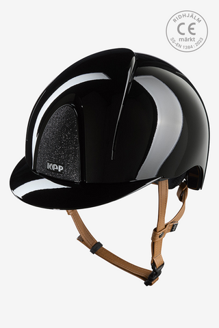 Reithelm Smart NOVA Metal Polish Star Beiger Riemen Schwarz/Schwarz