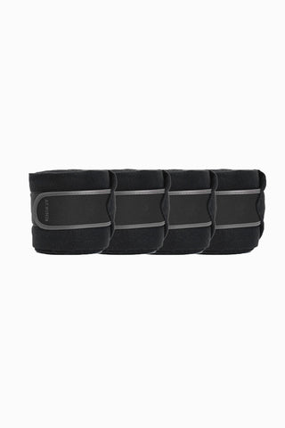 Bandages en polaire noirs