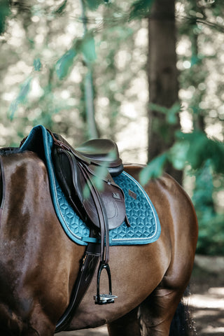 Velvet Emerald Sadelunderlag