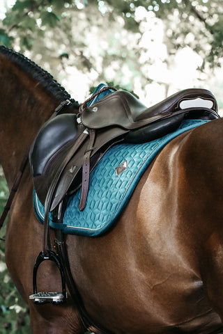 Velvet Emerald Sadelunderlag