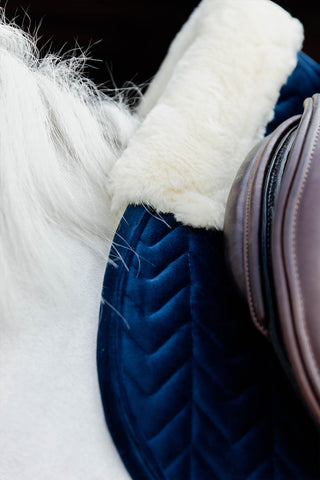 Schabracke Skin Friendly Samt Navy