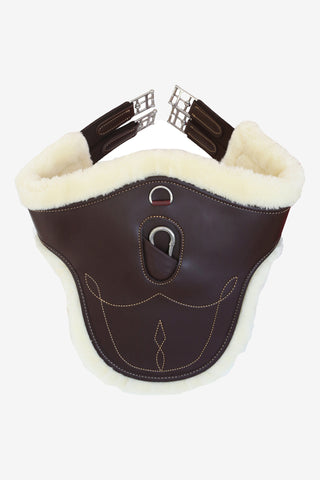 Sheepskin Stud Girth Brown