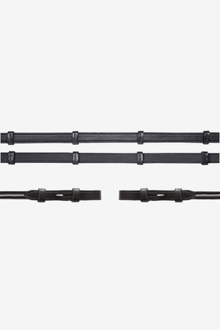 Rolled Leather Grip Reins