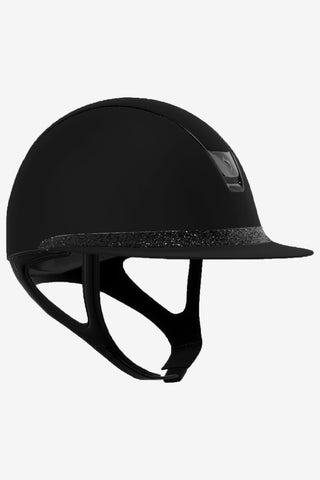 2.0 Shadowmatt Miss Shield Frontal Band Crystal Fabric Black