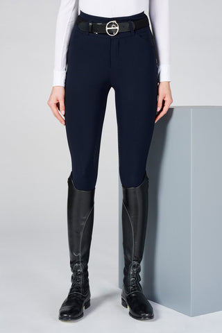 Rijbroek Molveno Kniepatches Navy
